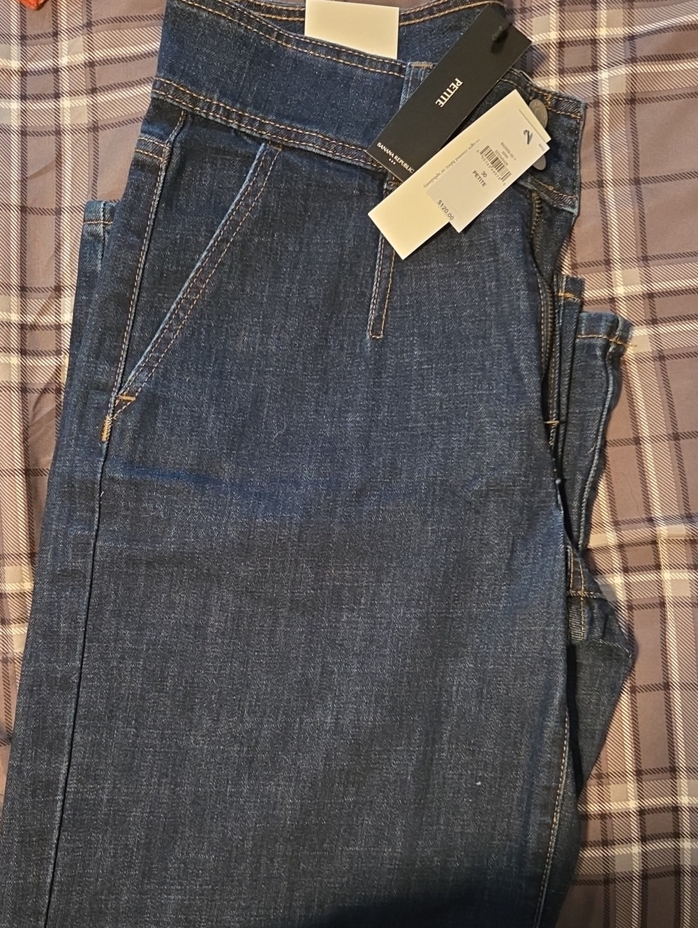 Banana Republic Slim Straight Dark Blue Jeans